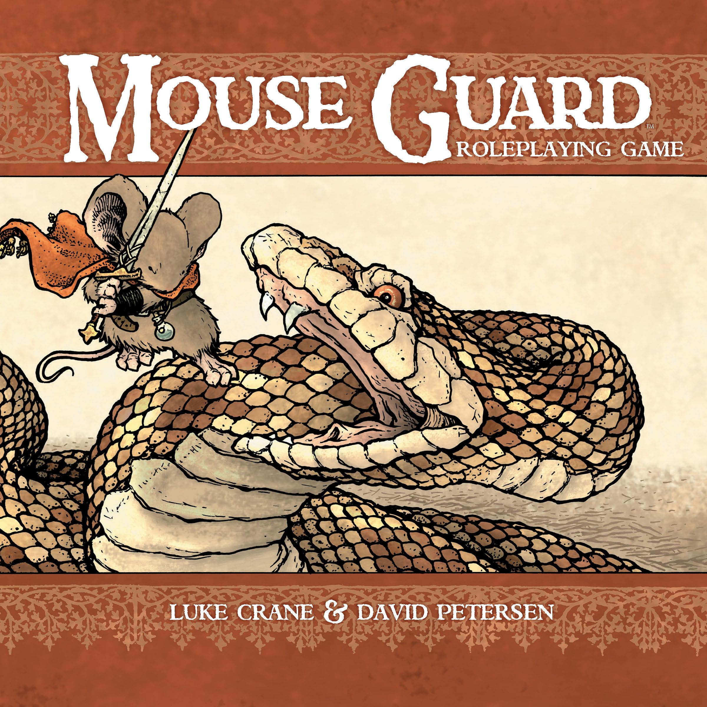 Mouse Guard roleplaying game book cover